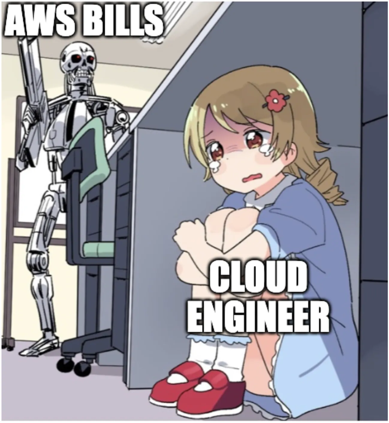Cloud Engineer hiding AWS
Bills