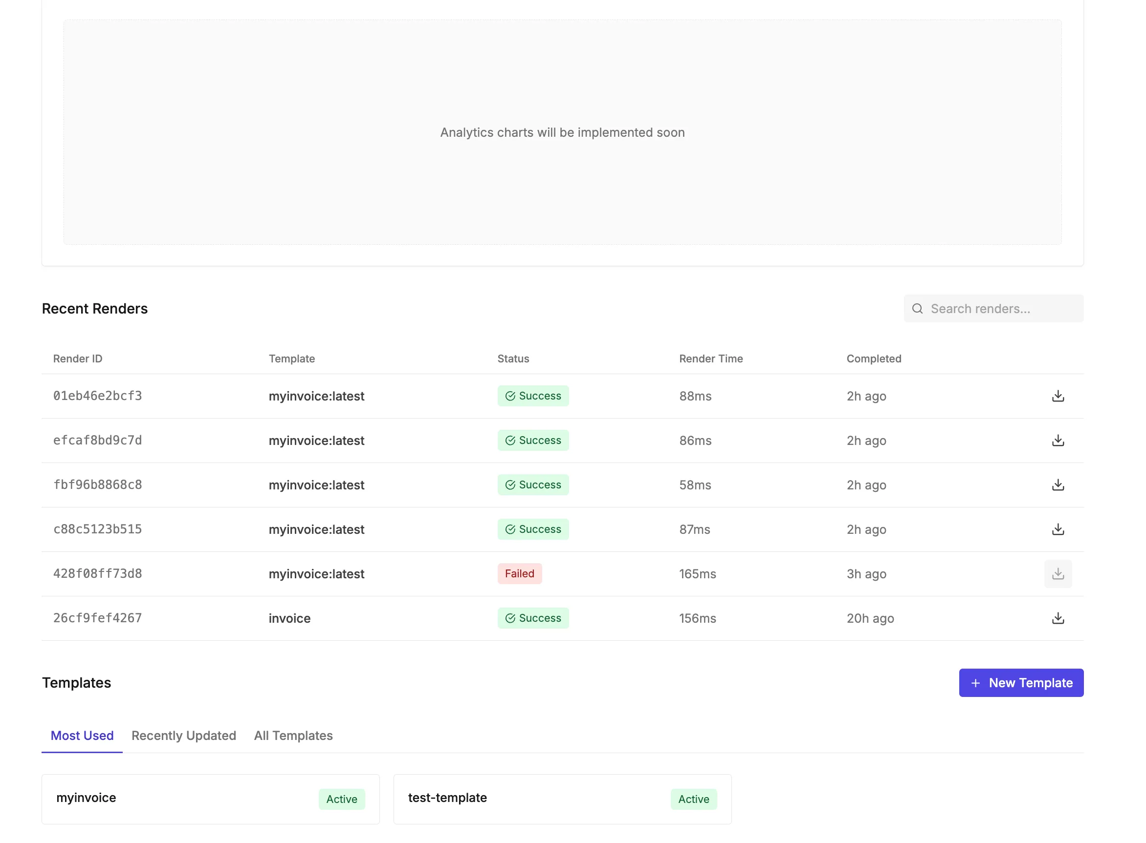 Web Interface